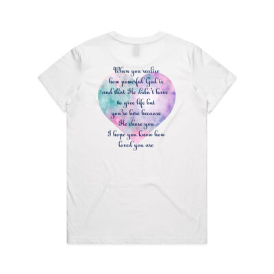 You Are Loved Maple Tee (White) SAMEDAY Thumbnail